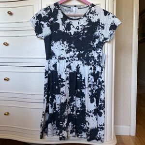 Abound Women's Multi Color Empire Dress Short Sleeve Lightweight NWT Size S
